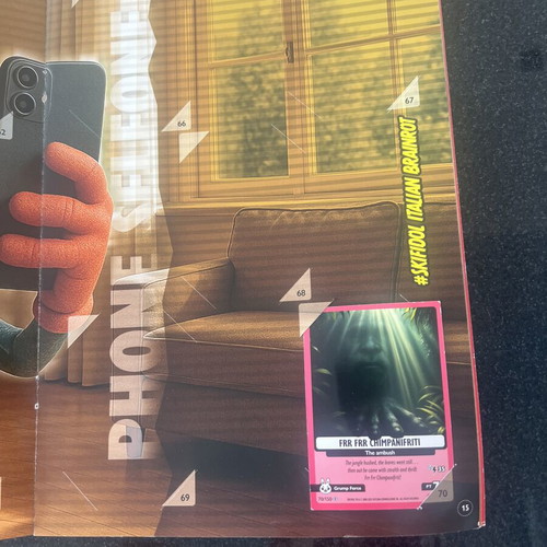 Brainrot trading card album