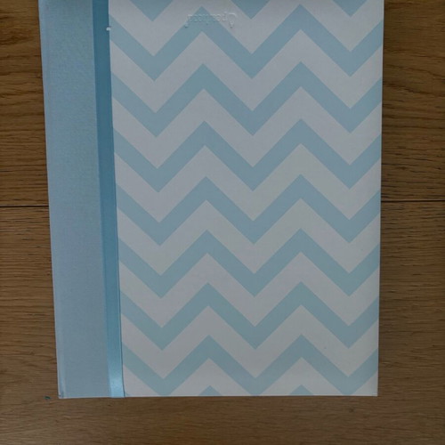 Memory album for newborn new with footprint