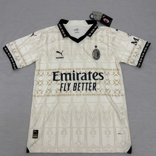 Puma X Pleasures 23/24 AC Milan football kit, official replica
