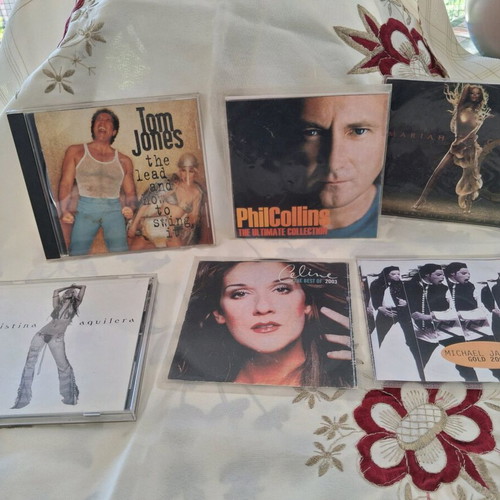 CDs from great artists like new, pack of 38, various genres