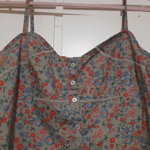 Playlife floral strap dress like new, cotton, size XXS