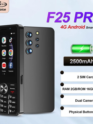 Servo F25 Pro Android smartphone new, 4G, GPS, dual SIM, physical buttons