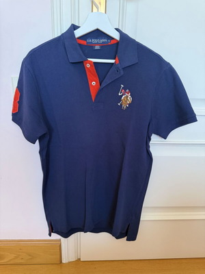 U.S. Polo Assn. dark blue polo shirt like new, size S