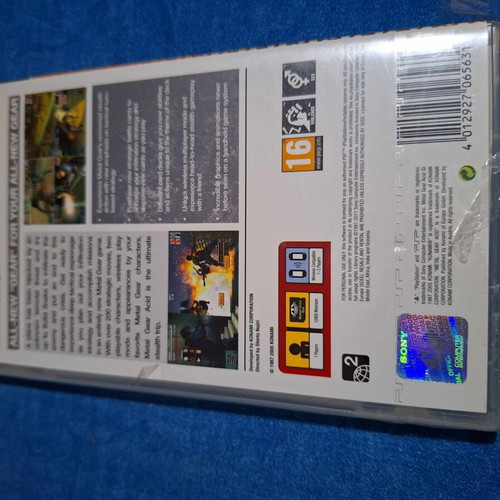 Metal Gear Solid Acid PSP new sealed game