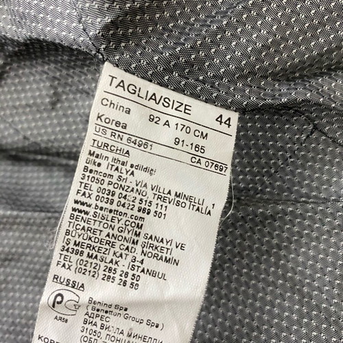 Sisley women's jacket size 44 black like new