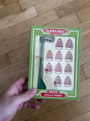Subbuteo La Leggenda Stella Rossa 1990/91 team