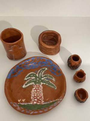 Ceramics new, pack of 6, handmade with imperfections