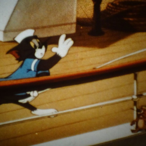 Cruise Cat Super 8mm film used, Tom and Jerry, silent