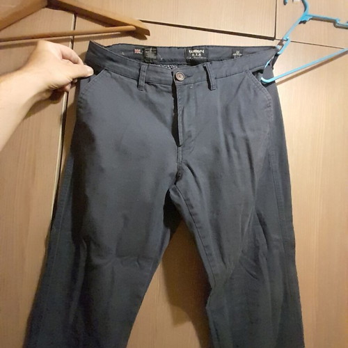 Battery men's cotton pants size 36, navy blue