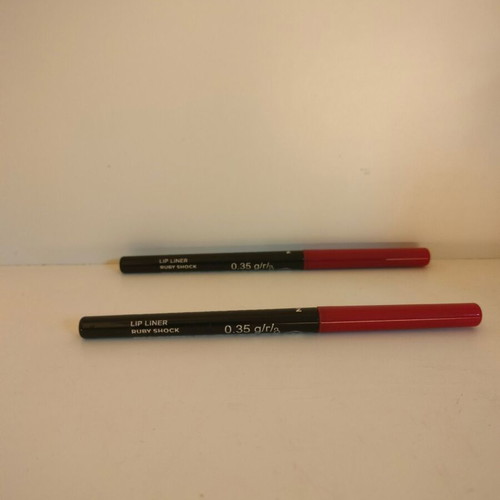 Lip pencils 2 red, new, shade ruby shock