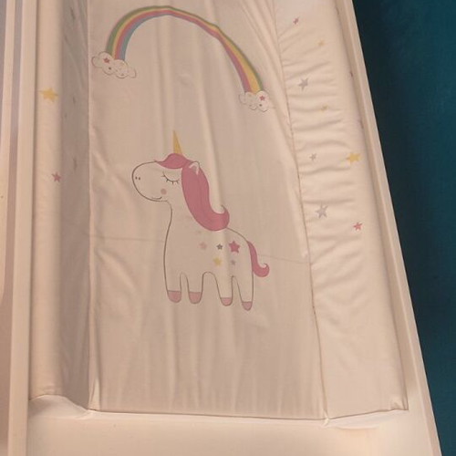 Wooden changing table like new universal for cribs