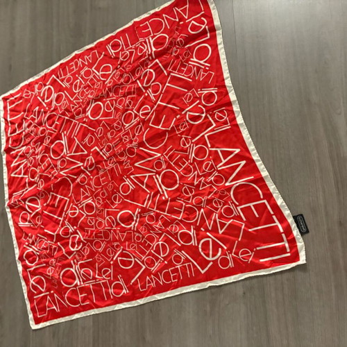 Lancetti silk red scarf like new