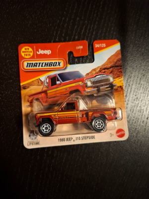 Jeep J10 Stepside 1980 Matchbox καινούργιο, άθικτο στο κουτί
