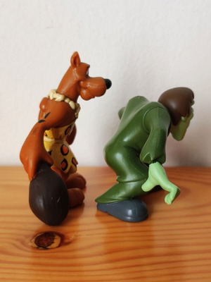 Scooby-Doo! Mystery Mates φιγούρες Stone Age Scooby & Creeper Hanna Barbera 2008