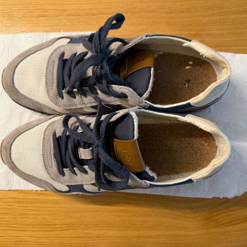 Lumberjack men's sneakers used, size 43, white and blue