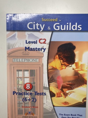 Succeed in City and Guilds book used for Proficiency level