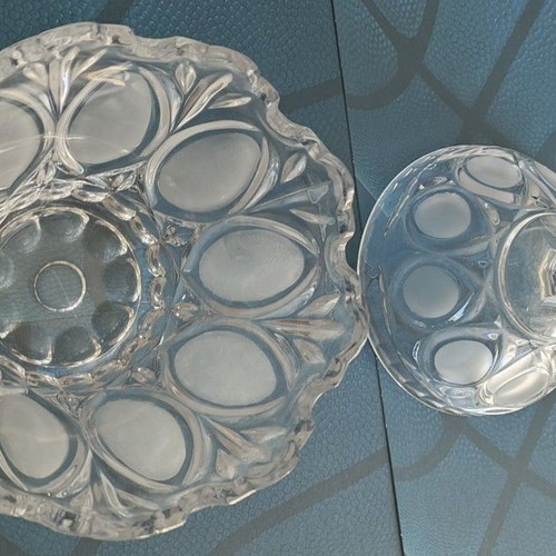 Crystal candy dish like new