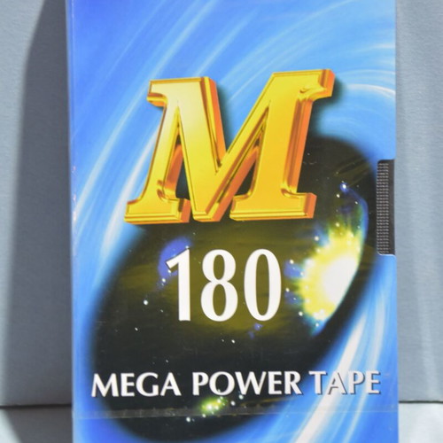 Maxell M 1T80 Mega Power Tape 3 Hours new sealed VHS cassette