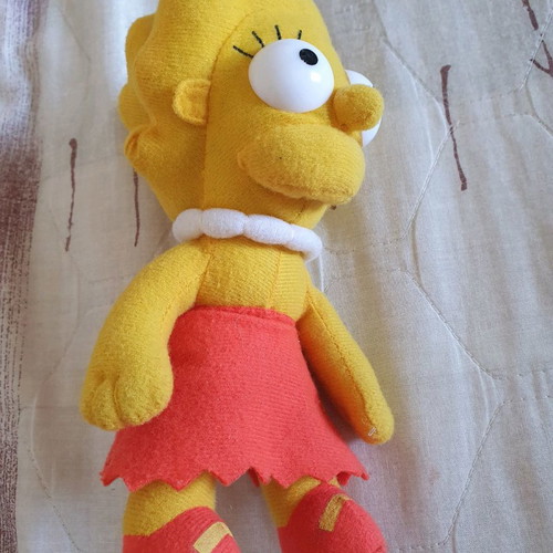 Simpsons plush bear used