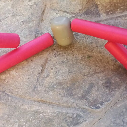 Fitness spring exercise tool used for adductors, arms, and chest