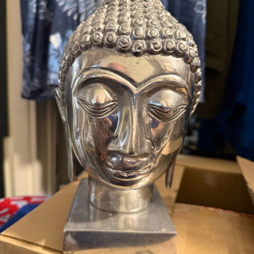 Buddha bust like new heavy construction