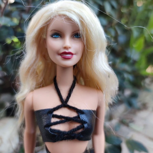 Barbie Pamela Anderson OOAK used with handmade clothes