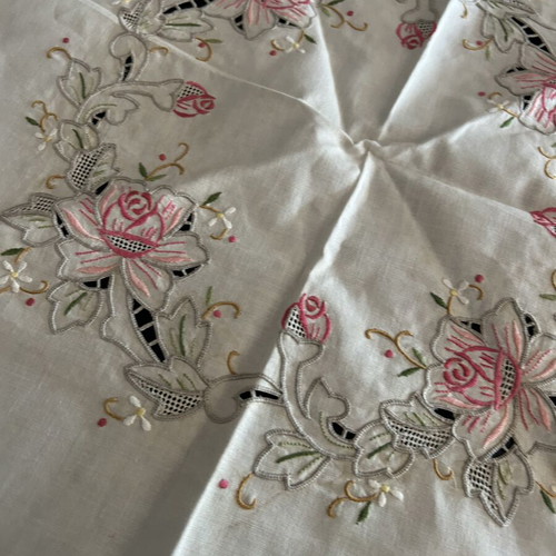 Handmade doily set like new