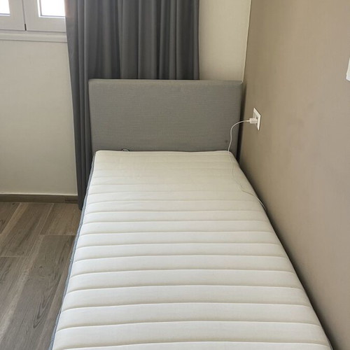 Single bed with storage and mattress 90x200cm, like new from IKEA