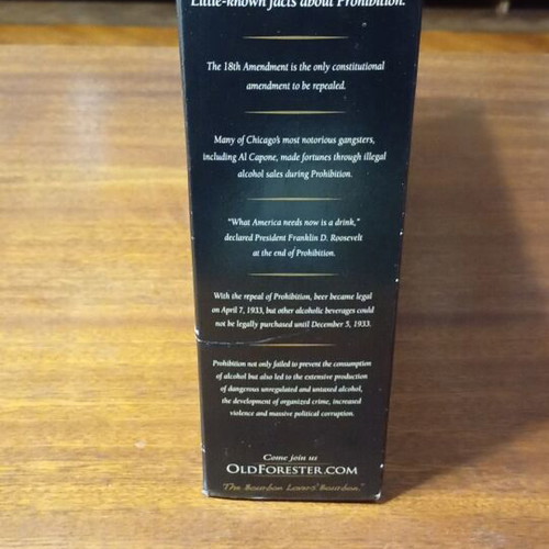 Old Forester 75th Anniversary Bourbon Gift Set new