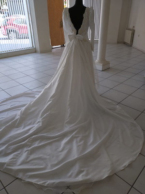 Νυφικό φόρεμα Vintage σαν καινούργιο, μέγεθος 38, άσπρο