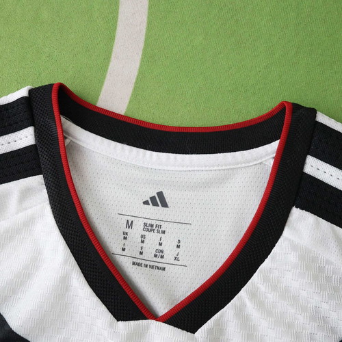 Germany National Team Retro-Style Jersey White 1990 Chevron Design New