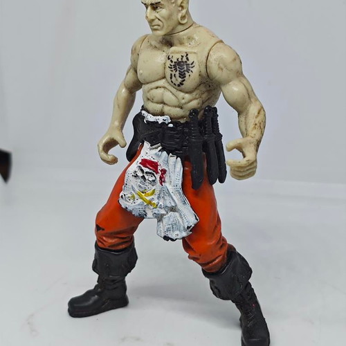 Collectible Chap Mei Pirate figure like new with scorpion tattoo