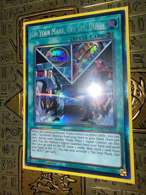 On Your Mark Get Set Duel! Yu-Gi-Oh! card, excellent condition