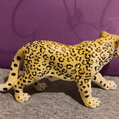 Schleich 14311 Leopard figure used