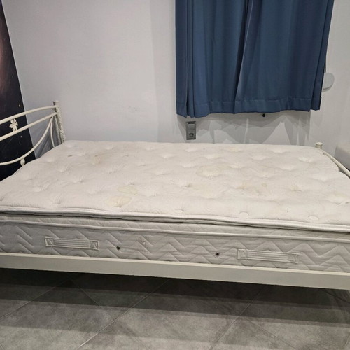 Semi-double bed frame, mattress size 120×200 cm