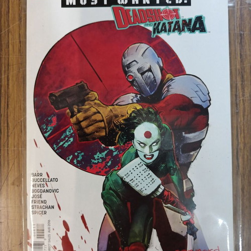 DC Comics Suicide Squad Most Wanted Deadshot and Katana used