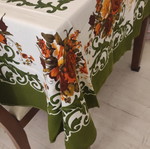 Tablecloths two silk-like, like new