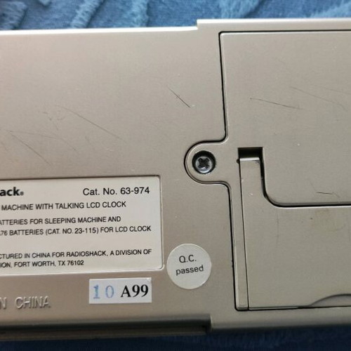 Radioshack Talking Alarm Clock Model 63-974 Like New
