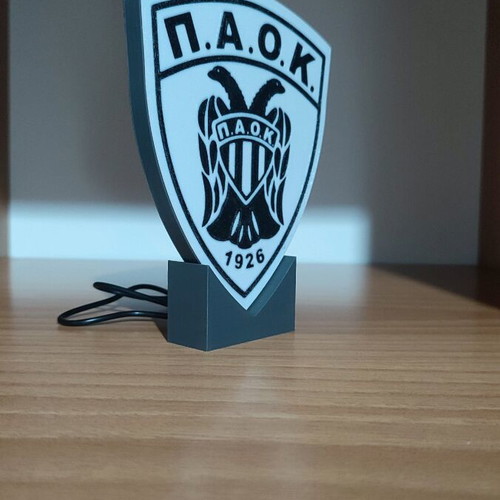 PAOK light sign new with led and usb cable