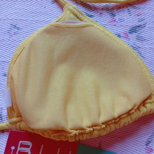Bikini new, size 2, yellow multicolor