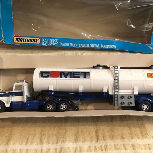 Matchbox Superkings K-103 tanker truck used, large