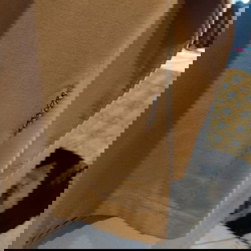 Burberry памучна унисекс тениска нова, бежова, размер L