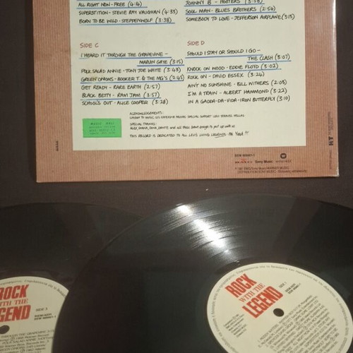 Rock with the Legend vinyl record used, F1 condition