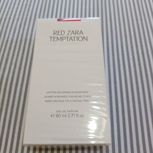 Red Zara Temptation Eau de Parfum 80 ml new, sealed