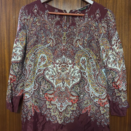 Massimo Dutti women's blouse size M, like new, multicolored