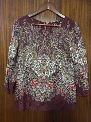 Massimo Dutti women's blouse size M, like new, multicolored