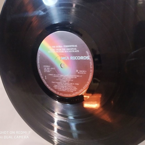 E. T. record used, worn cover