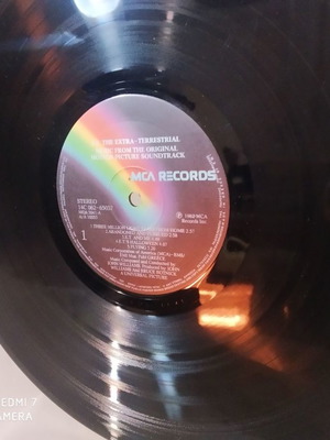 E. T. record used, worn cover