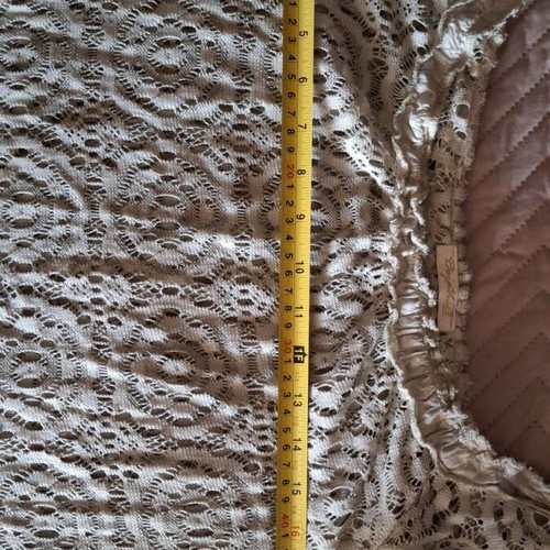 Lace dress used, beige, size M/L, alpha line