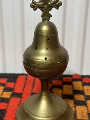 Old bronze censer 16cm